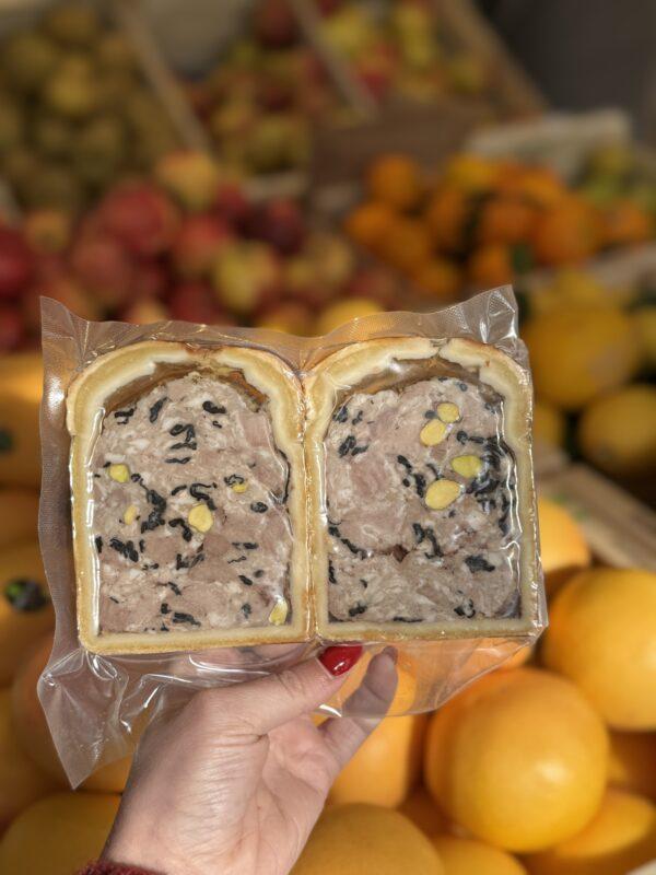 Pâté en croûte aux 3 gibiers