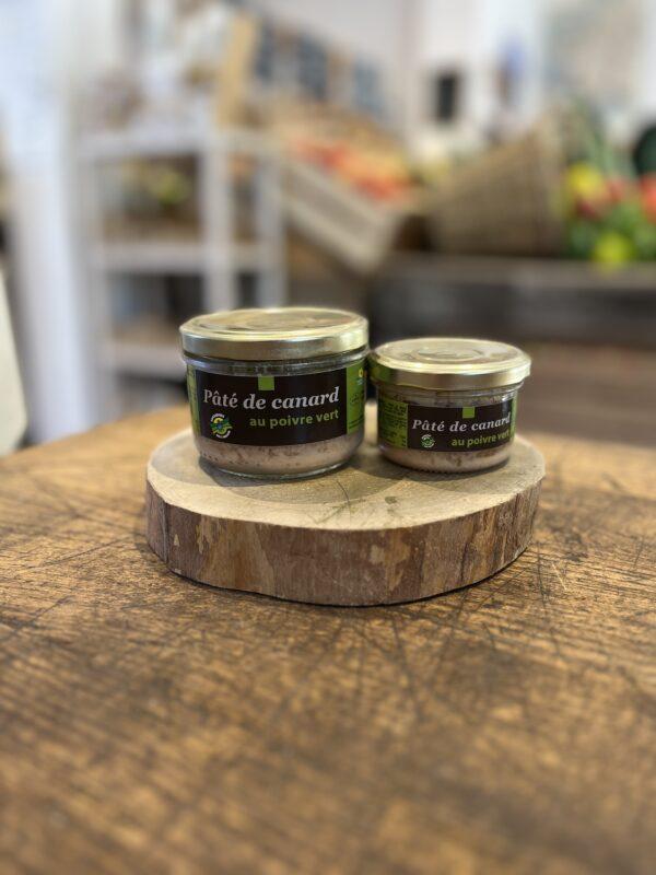Pâté de canard au poivre vert