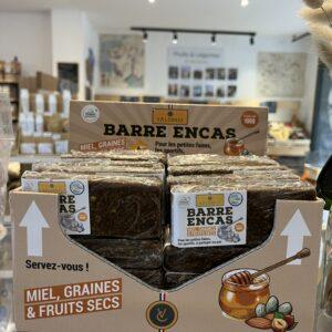 Barre encas - miel, graines et fruits secs